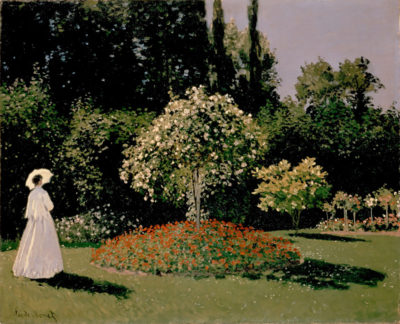 Claude Monet Woman in the garden