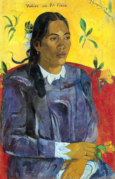 Paul Gauguin Woman with Flower