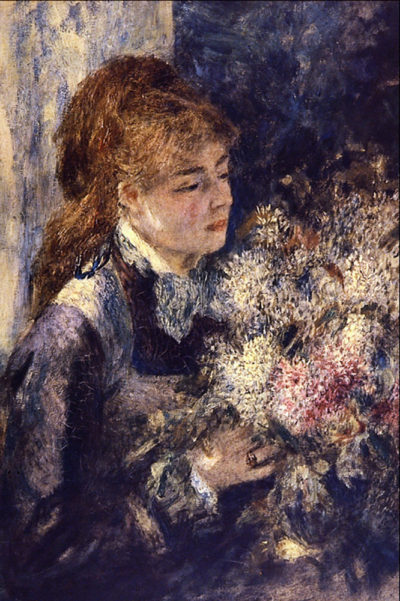 Pierre-Auguste Renoir Woman with Lilacs
