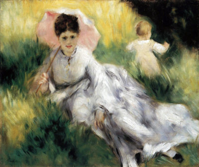 Pierre-Auguste Renoir Woman with Parasol