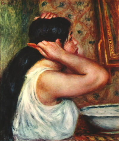 Pierre-Auguste Renoir Woman with hair combs