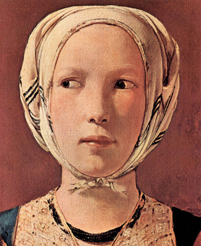 Georges de La Tour Woman's head frontally