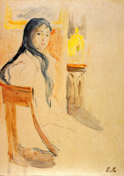 Berthe Morisot Young girl resting
